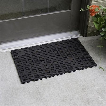 DURABLE CORPORATION Durable Corporation 108H2436 24 in. W x 36 in. L Durite 108 Industrial Mats - Herringbone weave 108H2436